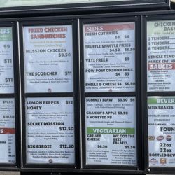 Mission Burgers & Chicken - Current Menu - 2/14/2026