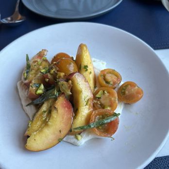 Grano Arso - Peaches with Whipped Ricotta - Italian Near Me - Chester, Connecticut