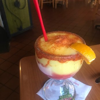 Pepe's Mexican Restaurant - Mango-Strawberry Marg with Chili around the rim - Mexican Near Me - Goleta, California Pepe's Mexican Restaurant - Mango-Strawberry Marg with Chili around the rim - Mexican Near Me - Goleta, California