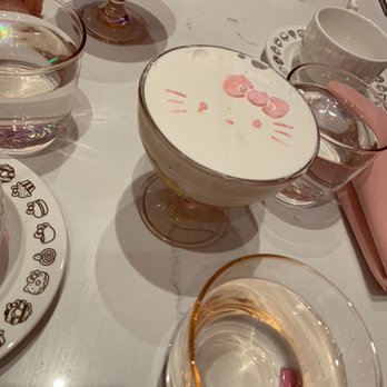 Hello Kitty Cafe - Cool whip and fresh fruit - Cafes Near Me - Irvine, California