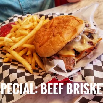 Blondies - a sandwich and fries on a checkered tray - Burgers Near Me - Naturita, Colorado