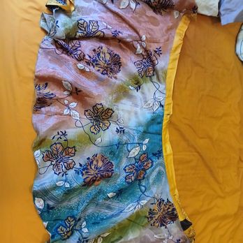 Darn Good Yarn - Mini recycled Sari wrap skirt, can also be worn as a top! - Knitting Supplies Near Me - Portsmouth, New Hampshire