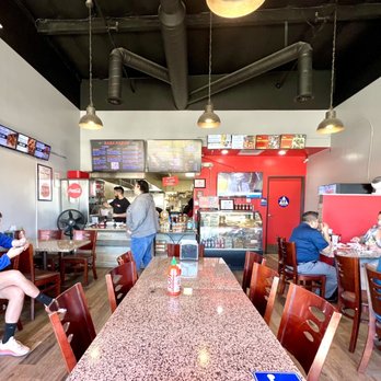 Baba Kabob - Inside with digital menus on the walls. - Mediterranean Near Me - San Diego, California Baba Kabob - Inside with digital menus on the walls. - Mediterranean Near Me - San Diego, California