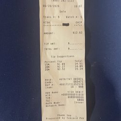 Receipt