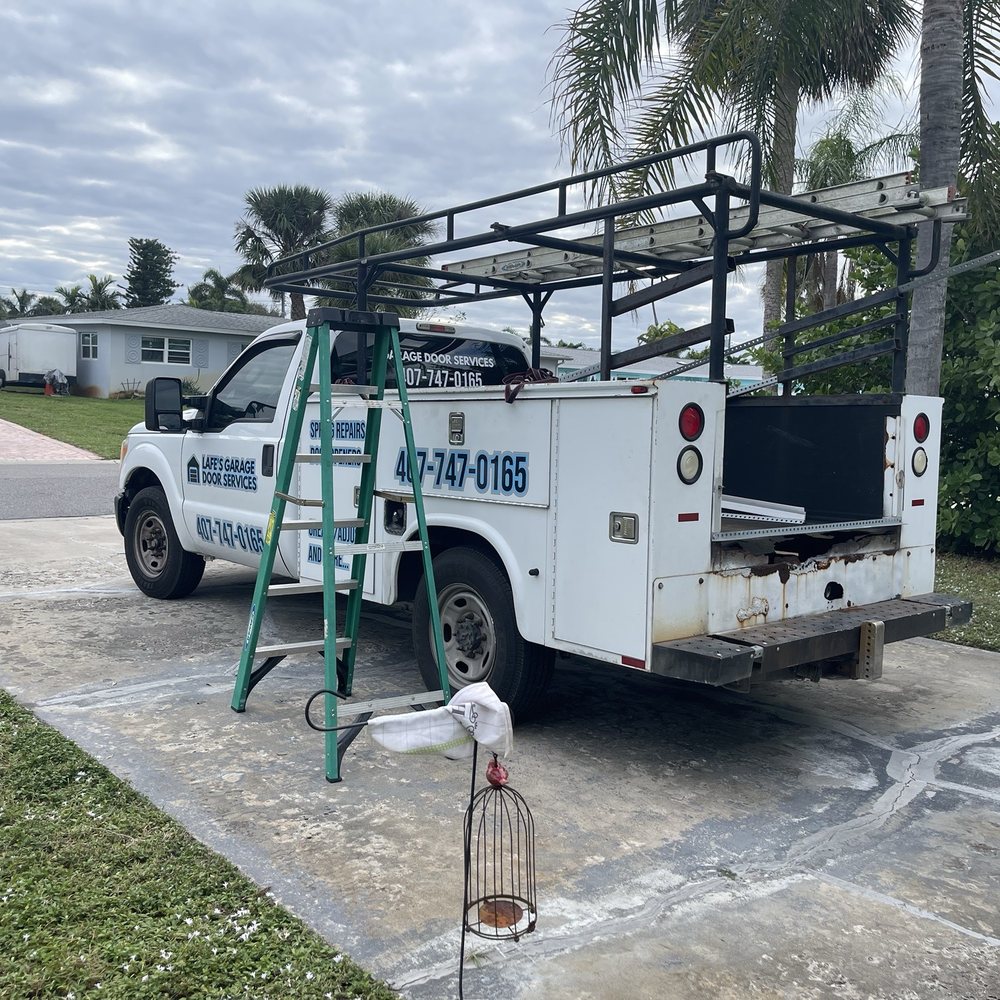 Lafe's Garage Door Services - Work truck - Garage Door Services Near Me Lafe's Garage Door Services - Work truck - Garage Door Services Near Me
