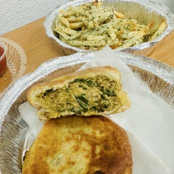 TEAZENTEA Saratoga - Fried Bun with impossible meat, mozzarella and spinach is a 5 - Bubble Tea Near Me - Saratoga, California TEAZENTEA Saratoga - Fried Bun with impossible meat, mozzarella and spinach is a 5 - Bubble Tea Near Me - Saratoga, California