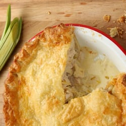 Pie Society - Chicken, Leek & Thyme Pie in crispy handmade pastry