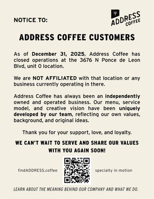 Menu photo 1 Address Coffee St. Augustine, FL