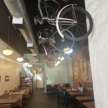 Frank & Lola's - Bicycle display - American Near Me - Bartlesville, Oklahoma