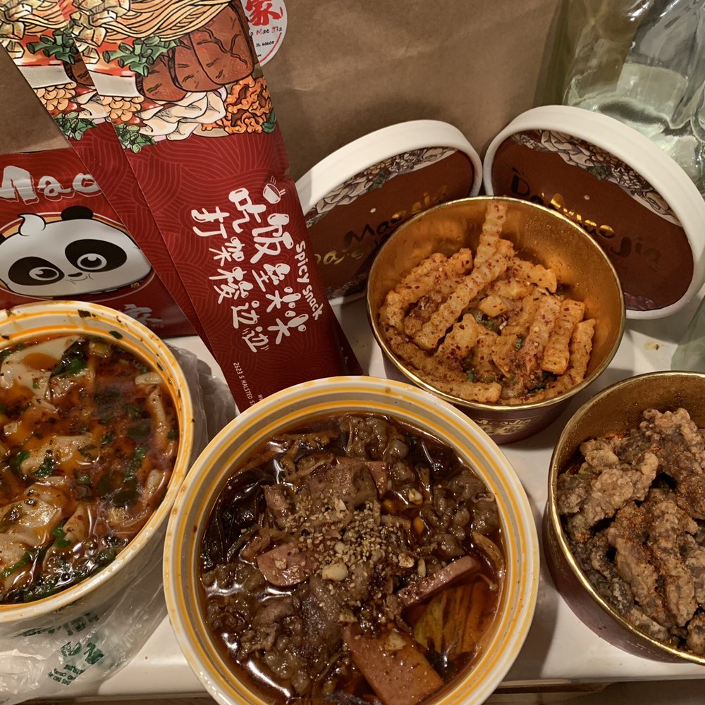 ChengDu Wonton in Volcano Broth, ChengDu Beef & Veggie Mix Hot Pot, Golden Fried Pork Strips, Spicy Chengdu Fries ChengDu Wonton in Volcano Broth, ChengDu Beef & Veggie Mix Hot Pot, Golden Fried Pork Strips, Spicy Chengdu Fries