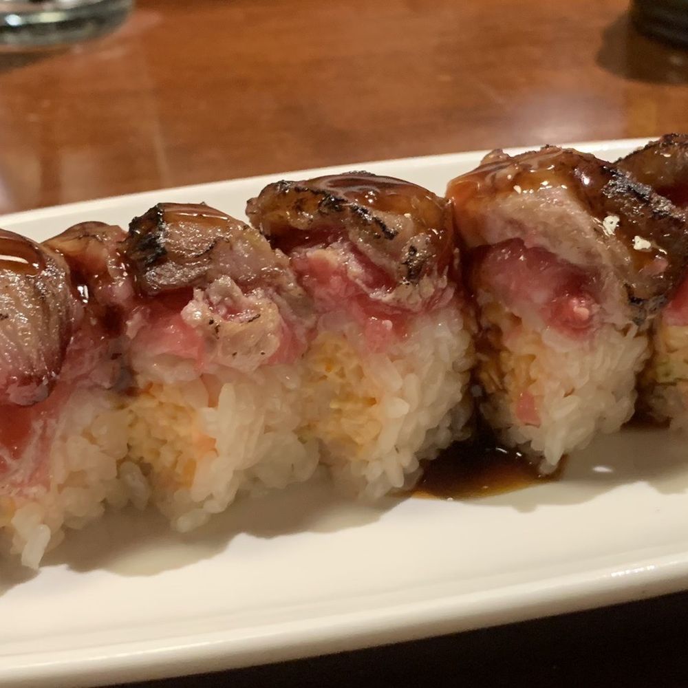 Kinben Sushi - Miyazaki roll - Japanese Near Me - Plainview, New York Kinben Sushi - Miyazaki roll - Japanese Near Me - Plainview, New York