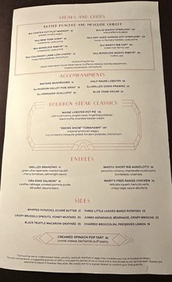 Menu photo 7 Bourbon Steak by Michael Mina Las Vegas, NV Menu photo 7 Bourbon Steak by Michael Mina Las Vegas, NV