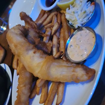 STK Steakhouse - Halibut Fish and Chips - Bars Near Me - Denver, Colorado STK Steakhouse - Halibut Fish and Chips - Bars Near Me - Denver, Colorado