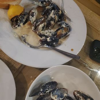 Artisan Urban Bistro - Mussels (sorry already half eaten I forgot to take a pic at the beginning!) - New American Near Me - Saginaw, Michigan