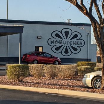 NoButcher - Sign on side of building - Delis Near Me - Las Vegas, Nevada
