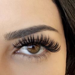 Mendo Cuts - Lash extensions done by Clara at our salon.