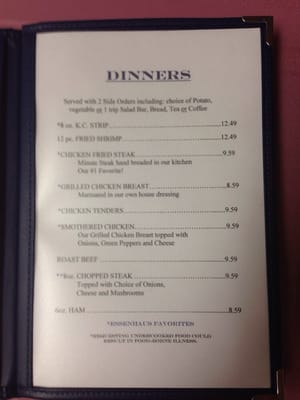 Menu photo 8 Carolyn's Essenhaus Arlington, KS Menu photo 8 Carolyn's Essenhaus Arlington, KS