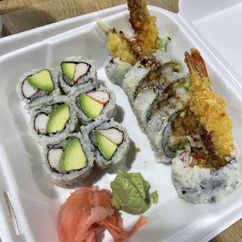 Suny Sushi - California roll and shrimp tempura roll - Japanese Near Me - Annandale, Virginia