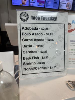 Menu photo 4 Taco Man Grill Henderson, NV