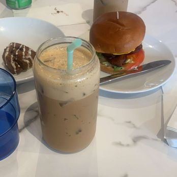 Catface Cafe - Ice lattes the BLT breakfast sandwhich and mocha chip scone - Breakfast & Brunch Near Me - Biddeford, Maine