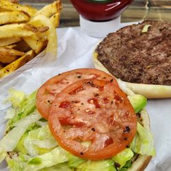 Mt Pleasant Burgers & Fries - Single meat burger with avocado