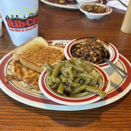 Bbq chicken with sides