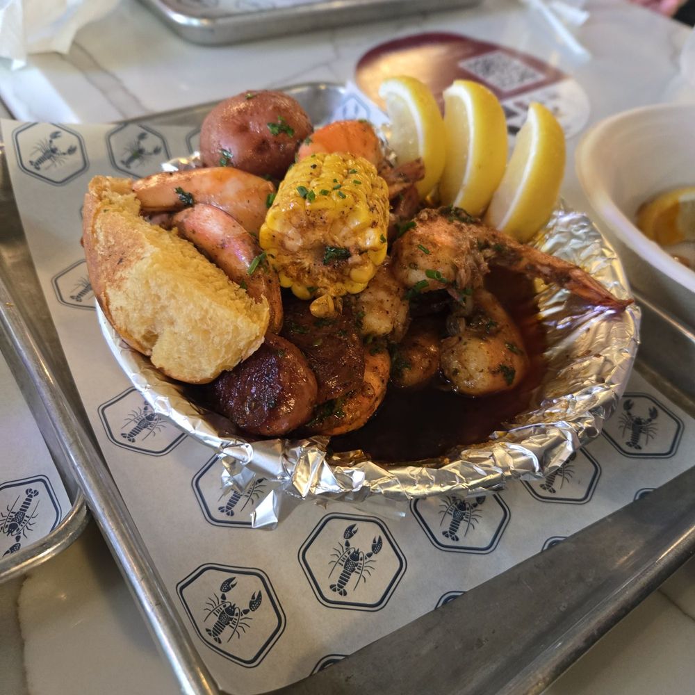 Dock Local - The shrimp boil made spicy for my liking! - Seafood Near Me - Grapevine, Texas