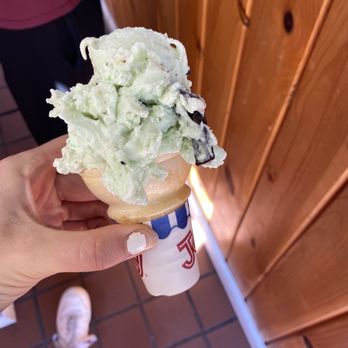 The Ice Cream Store - mint chip frozen yogurt (one scoop) - Ice Cream & Frozen Yogurt Near Me - Rockport, Massachusetts