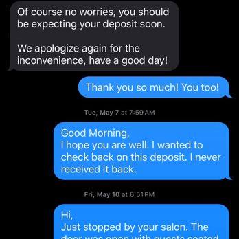 lashtyp - Never received said deposit back or additional customer service. - Eyelash Service Near Me - Atlanta, Georgia lashtyp - Never received said deposit back or additional customer service. - Eyelash Service Near Me - Atlanta, Georgia
