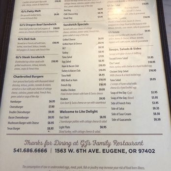GJ's Family Restaurant - Breakfast & Brunch Near Me - Eugene, Oregon GJ's Family Restaurant - Breakfast & Brunch Near Me - Eugene, Oregon