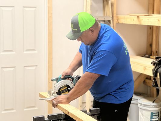 Lee Green furniture fitter assembling ottoman storage bed frame