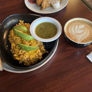 Silverback Breakfast & Cafe - South of the boarder skillet with has brown and a side of French toast ! Was delish - Cafes Near Me - Vista, California