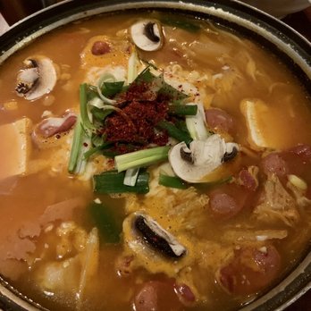 Bangia - Budae Jjigae / Army Stew - Korean Near Me - New York, New York Bangia - Budae Jjigae / Army Stew - Korean Near Me - New York, New York