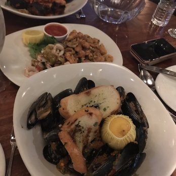 Atlantic Fish - Calamari Two ways, mussels - Seafood Near Me - Boston, Massachusetts