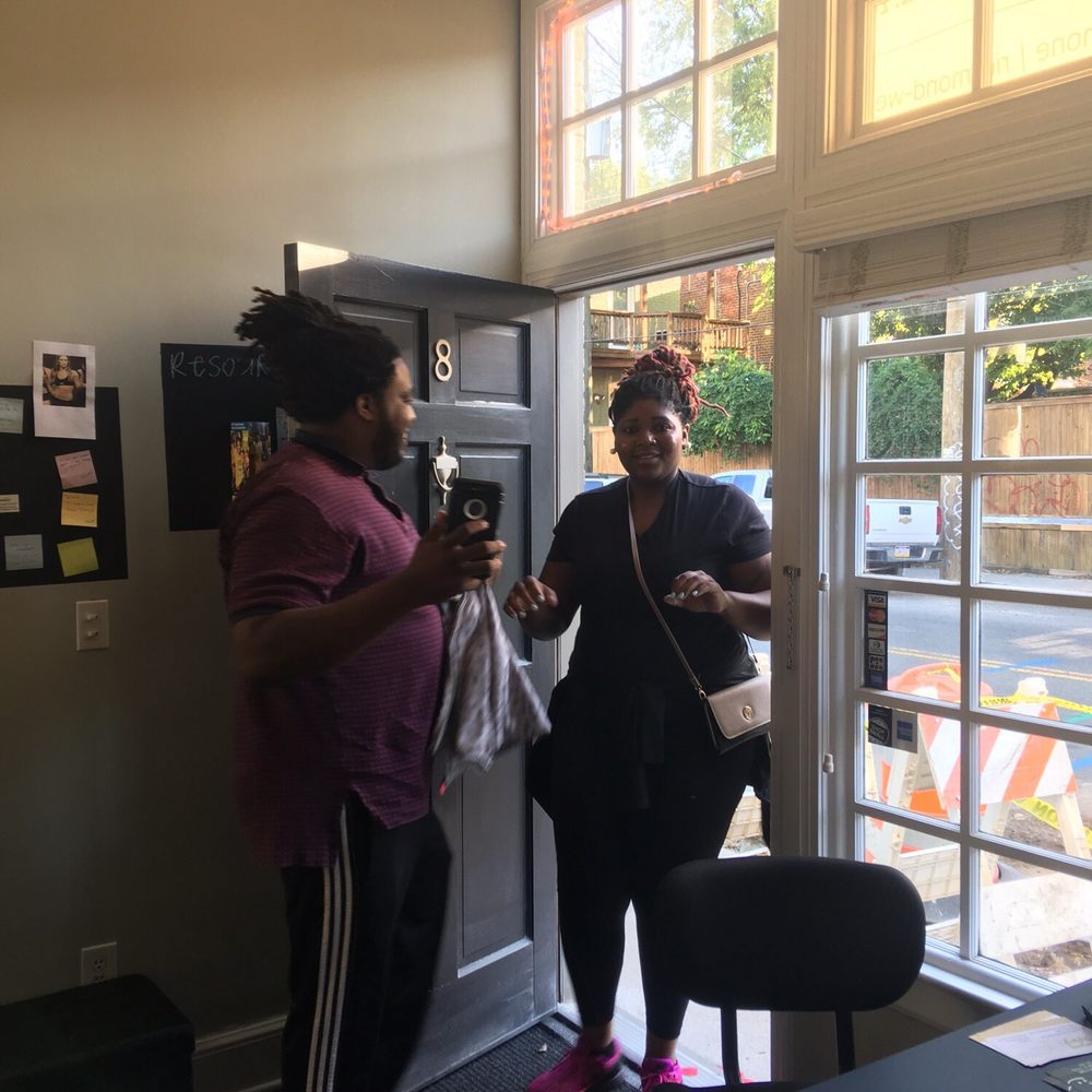 Mahogany Massage - He surprised his lady for her birthday. We set up the studio with balloons and flowers to greet her before her hour of total relaxation. - Massage Therapy Near Me - Richmond, Virginia