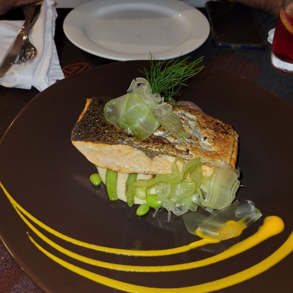 Kibbeh - The most delicious salmon we've ever had! - Mediterranean Near Me - Cabo San Lucas, BCS