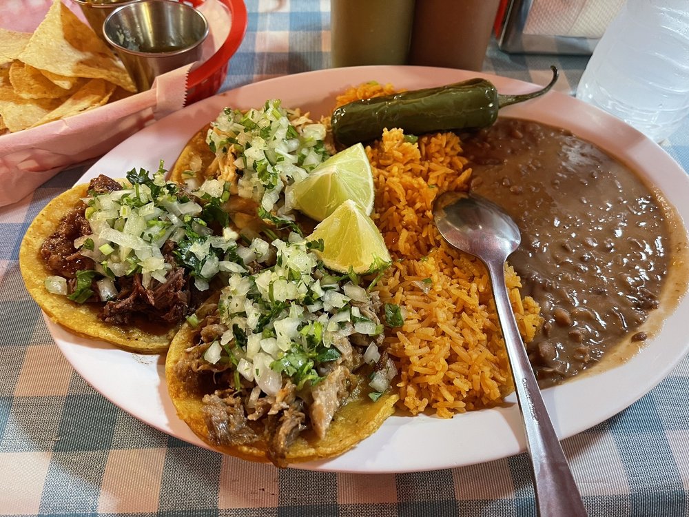 Food from Tacos Don Miguel