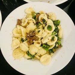 Luca West - Orecchiette Pasta ($7) from the happy hour menu -- Italian Fennel Sausage * Rapini * White Wine -- Friday, 17 May 2024