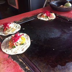 Pedrito's - Two mahi quesadillas and a coconut shrimp quesadilla