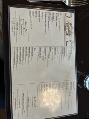 Menu photo 5 Kersey House Summerville, SC