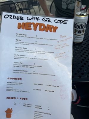 Menu photo 2 Heyday Cincinnati, OH