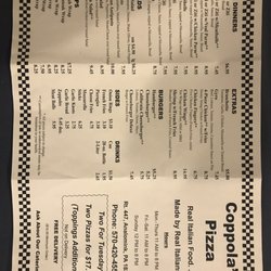 July 2021 Menu part 1
