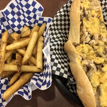 Philly Steaks - Chicken Philly with fries - Cheesesteaks Near Me - Albuquerque, New Mexico