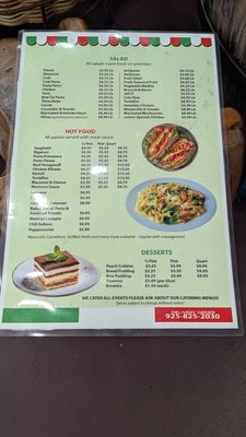 Menu photo 2 Luigi's Italian Delicatessen Concord, CA Menu photo 2 Luigi's Italian Delicatessen Concord, CA
