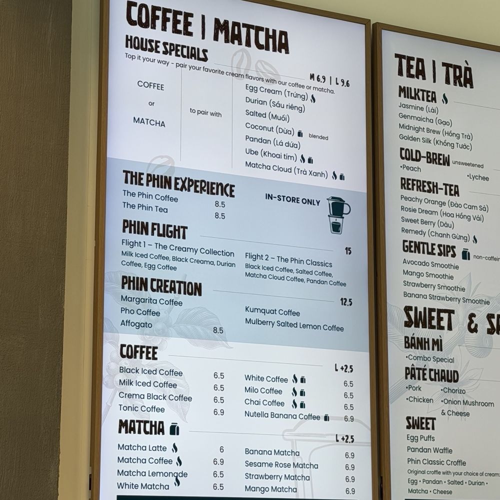 Phin Cafe - Menu - Coffee Roasteries Near Me - Campbell, California Phin Cafe - Menu - Coffee Roasteries Near Me - Campbell, California