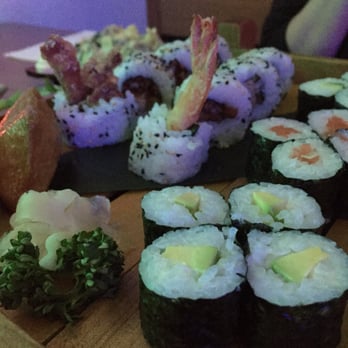 Nanakusa - Our sushi selection including ebi tempura Mali, avocado maki, cucumber maki, sake maki and kani karaage - Japanese Near Me - Glasgow, GLG Nanakusa - Our sushi selection including ebi tempura Mali, avocado maki, cucumber maki, sake maki and kani karaage - Japanese Near Me - Glasgow, GLG