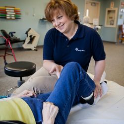 Elderwood At Waverly - A physical therapy session in our rehab gym.