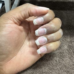 Nail growth from Gel X extensions!