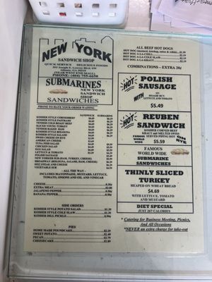 New York Sandwich Shop by null