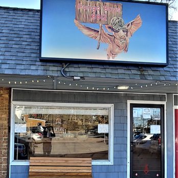 Pungo Boys BBQ - This is the storefront to the restaurant. Photo taken February 4, 2021. - New American Near Me - Virginia Beach, Virginia Pungo Boys BBQ - This is the storefront to the restaurant. Photo taken February 4, 2021. - New American Near Me - Virginia Beach, Virginia